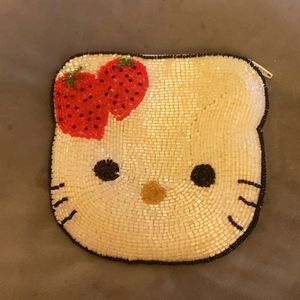 Hello kitty make up bag or coin purse